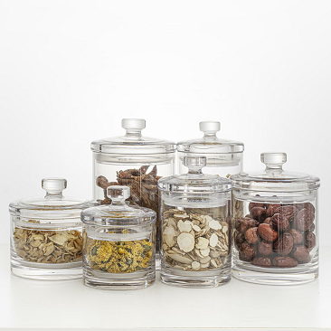 ECOBOX Plastic Sealed Jar Bulk Food Bin Dry Fruit Kitchen Food Spice Airtight Candy Jar Fish Tank Nut Storage Jars With Lid