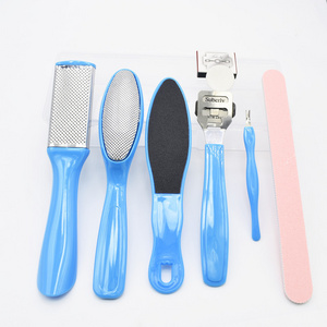 Stainless Steel Dead Skin Callus Remover Scraper Pedicure Tools 8Pcs/Set Manicure Foot Care Set