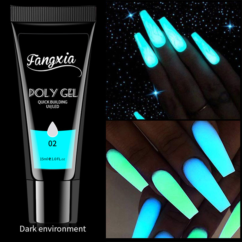 Most Popular Nail Art Luminous Extension Glue 15ml for DIY Party Glow Nails