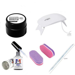 New Product Soft Nail Tip Gel Glue 10g OEM Private Label Nail Polish Glue Adhesive Gel Sets