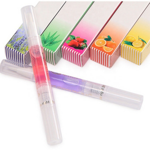 2020 Customized Fangxia 5ml Fruit Flower Flavor Manicure Nail Art Nutrition Care Cuticle Oil Pen