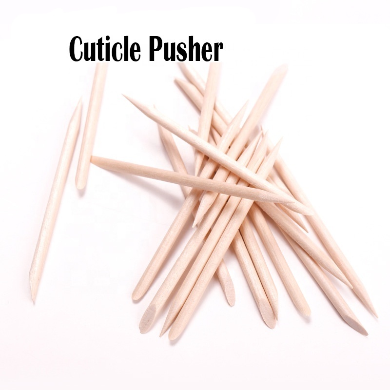 Double Headed Orange Wood Stick 7.5cm 9cm 11.4cm 15cm 17.8cm Dead Skin Push Manicure Sticks Nail Cuticle Pusher