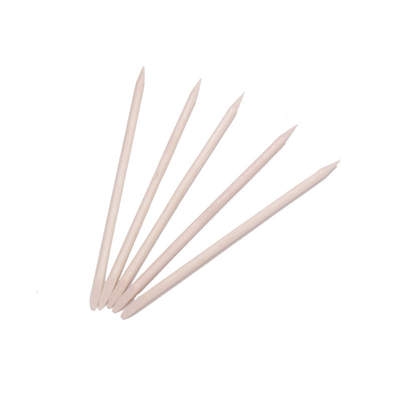 Double Headed Orange Wood Stick 7.5cm 9cm 11.4cm 15cm 17.8cm Dead Skin Push Manicure Sticks Nail Cuticle Pusher