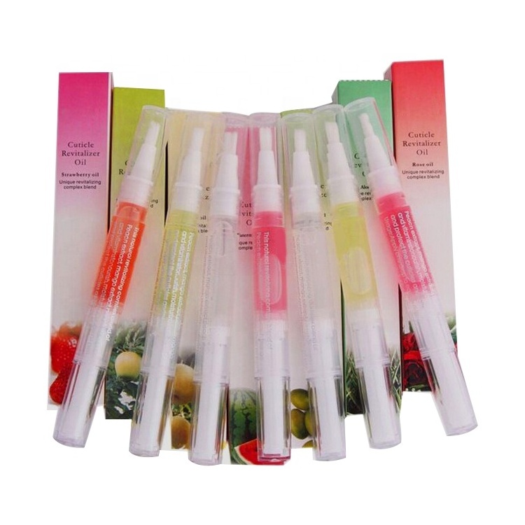 2020 Customized Fangxia 5ml Fruit Flower Flavor Manicure Nail Art Nutrition Care Cuticle Oil Pen