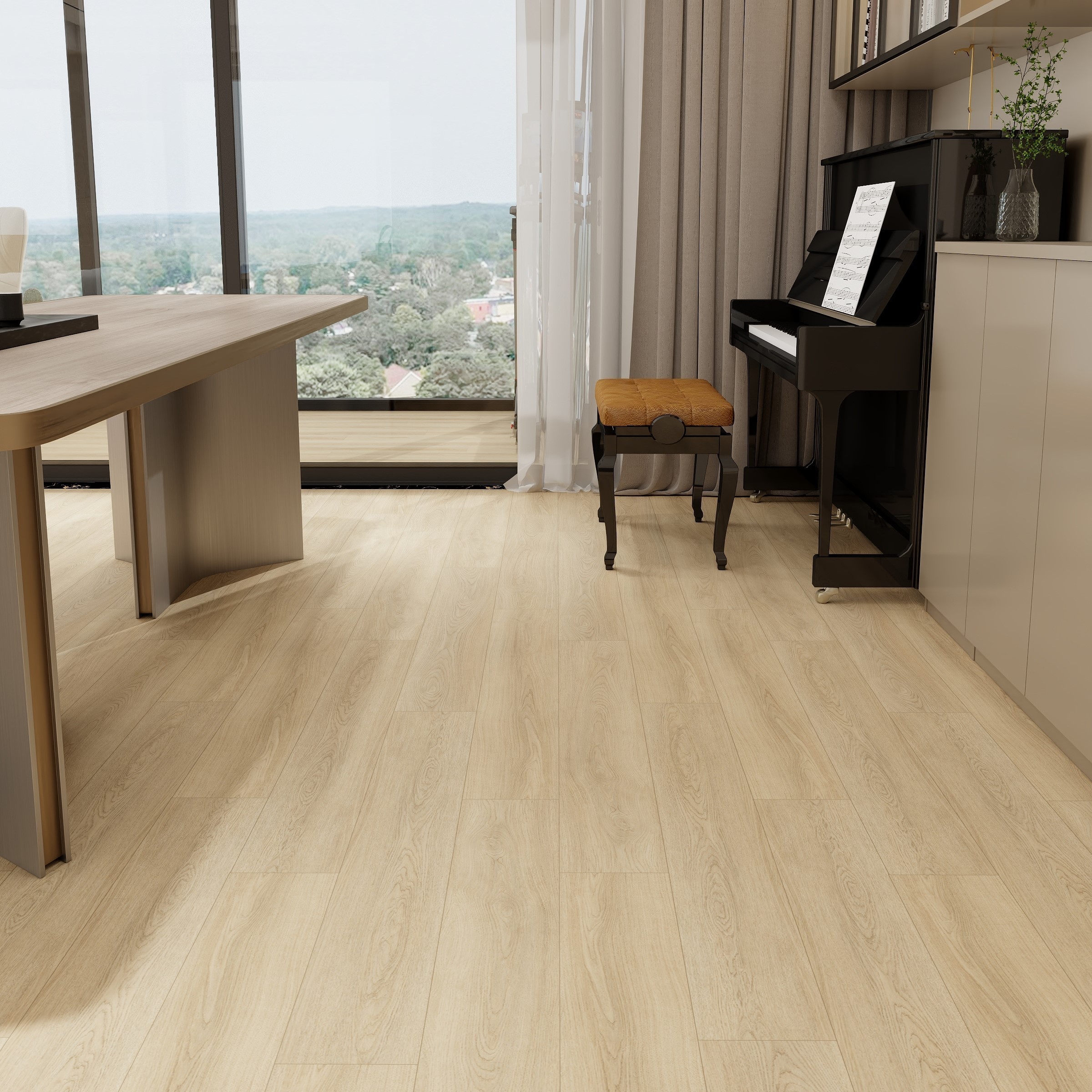 Best Price China Manufacture Waterproof Luxury Wood Plastic Vinyl Floor Plank  SPC Flooring