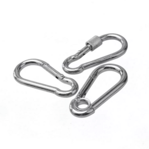 stainless steel 304 316 karabiner snap fast link oval carabiner with nut