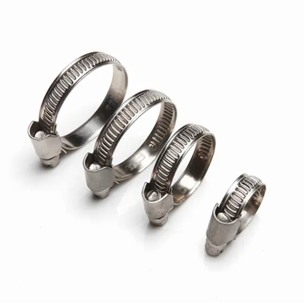 stainless steel 201 304 hose clip American Type Hose Clamp band worm gear german ss hose clamp