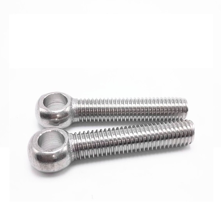 Factory Good Quality Din444 Stainless Steel Eye Bolt And Nuts 1/2 Inch Eye Bolt