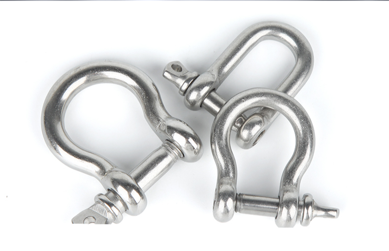 Stainless Steel Marine grade hardware D Shackle anchor d ring shackle safety