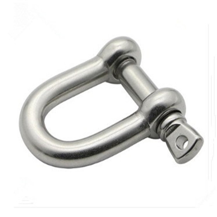 Stainless Steel Marine grade hardware D Shackle anchor d ring shackle safety