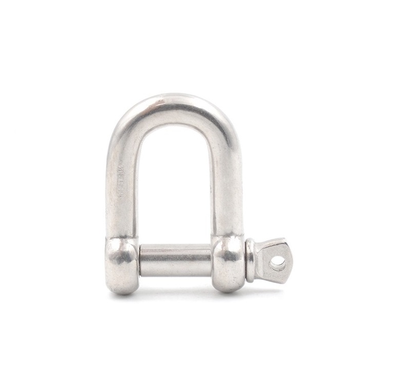 Stainless Steel Marine grade hardware D Shackle anchor d ring shackle safety