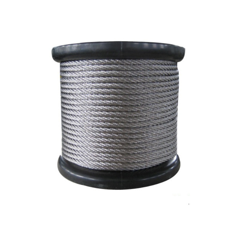 201/304/316 7x7 7x19 316 elevator Stainless Steel pvc coated cable wire rope Steel Wire Cable ss stainless steel wire rope 6mm