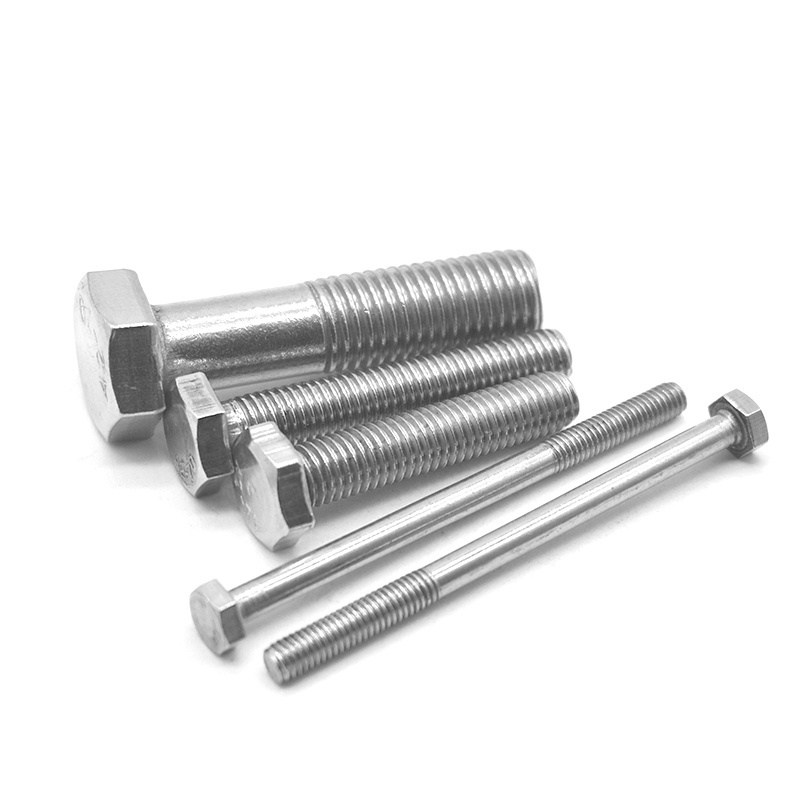 Factory Price Customized Wholesale hexagon bolts and nuts m6 m7 m8 m9 m15 m17 m20 304 316 stainless steel Hex Bolt