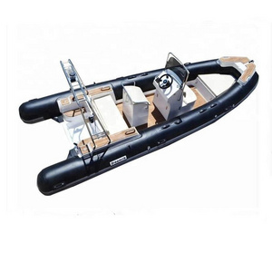 Customized size hapylon rib inflatable fishing boat for sale