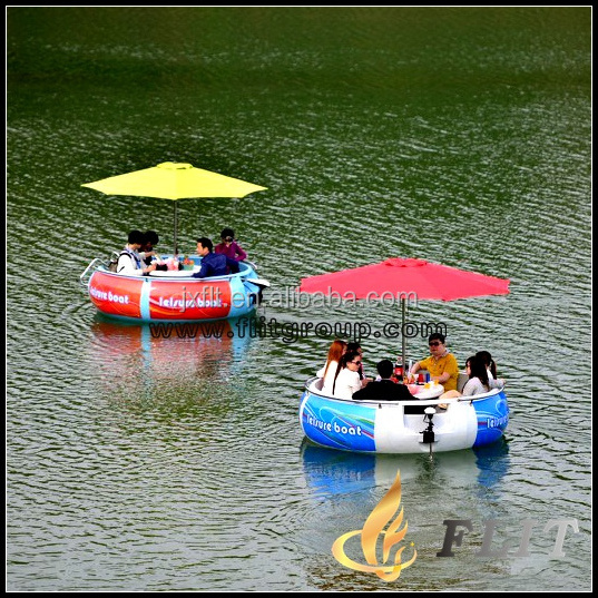 China cheap CE approved bbq donut boat