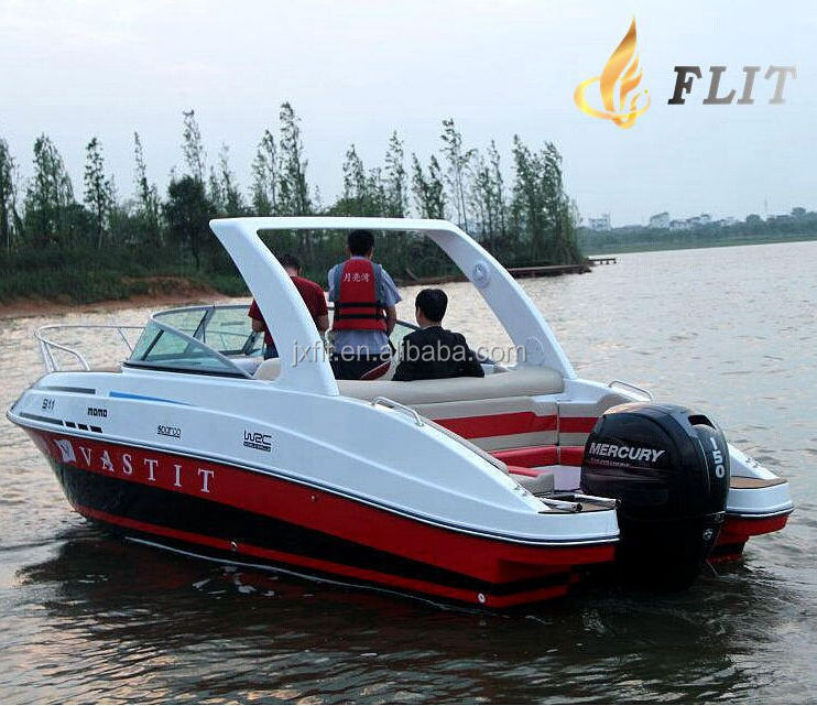 7.3m 24ft fiberglass cruise boat