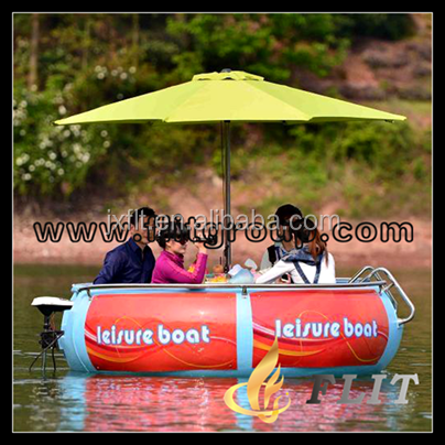 China cheap CE approved bbq donut boat