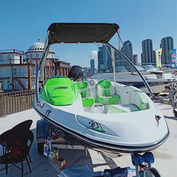 China personal small mini yacht manufacture used sport water jet boat motor engine speed boat for sale price