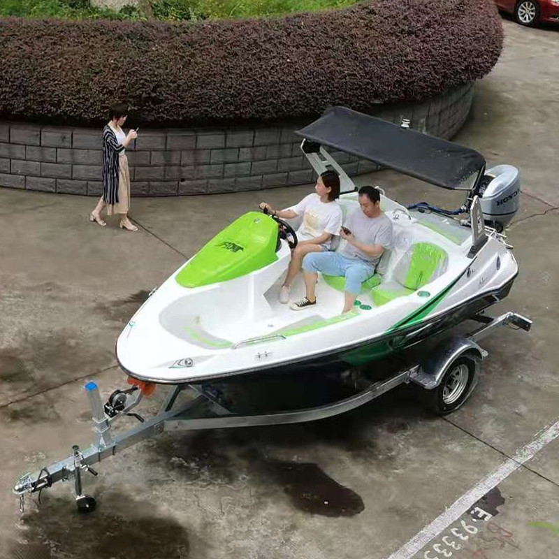 Hot selling fiberglass power pleasure boat hull for sale