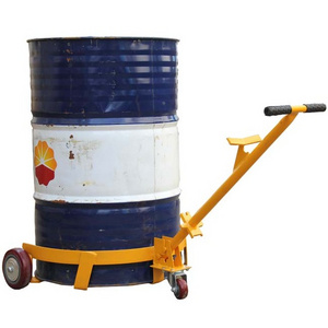 Portable Heavy Duty Manual Hand Truck 450 kg 200 liters plastic Oil Drum Trolley tool drums