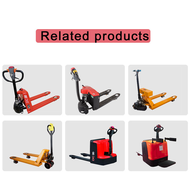 Jingxin Forklift 2 TON Portable Lithium Pallet Truck Electric Walkie Pallet Jack