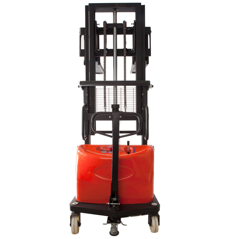 Capacity 2 ton Semi Electric Stacker Hand Operated Forklifts