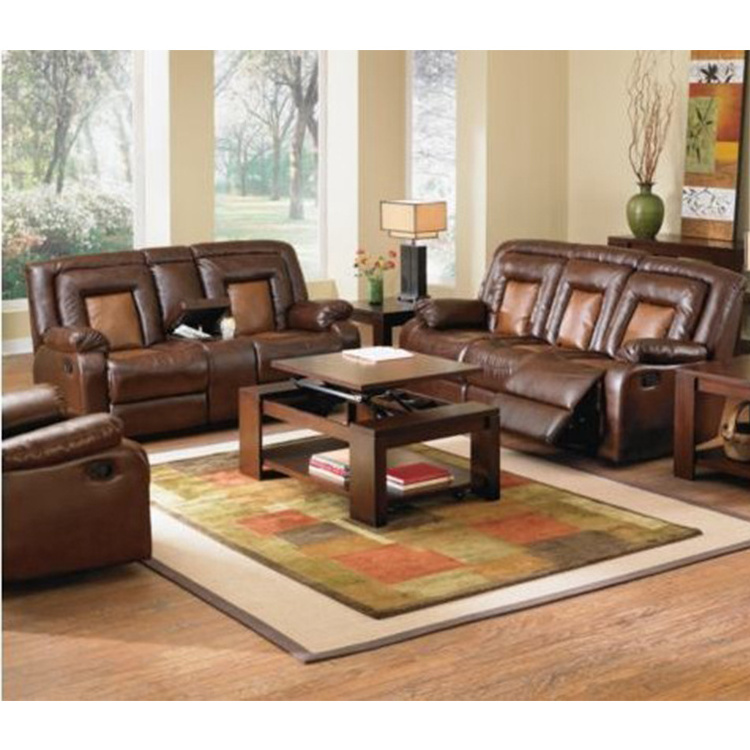 Frank furniture executive italian durable air leather recliner sofas south africa sofa set