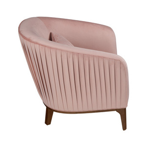 China Chairs Pink Velvet Accent Chair