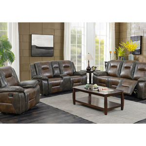 New Fashion 321 living room sectional set fancy lavish style recliner furniture sofa