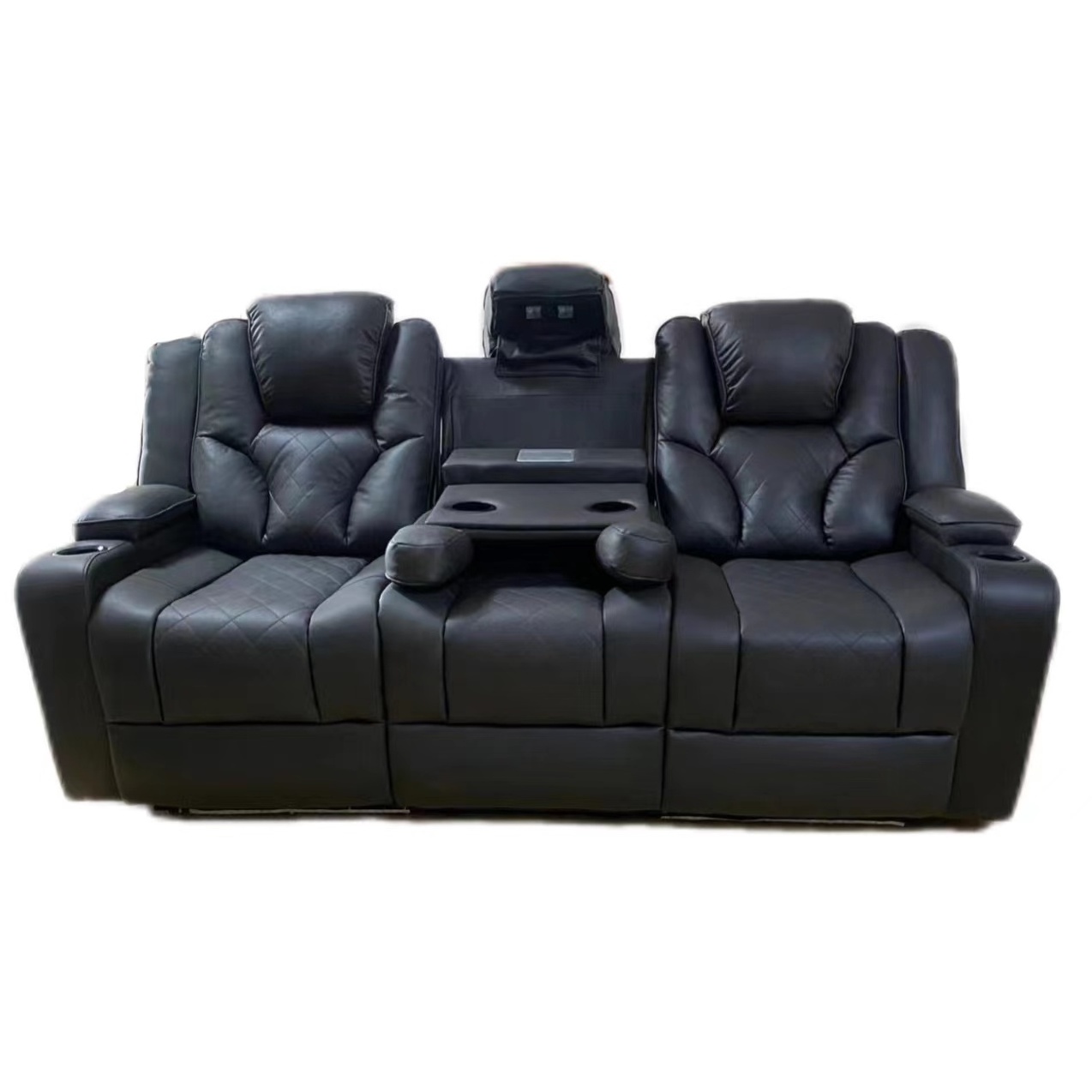 Microfiber fabric Living Room Sofas Leather Electric Recliner Sofa Set Home Theater Recliner Sofa