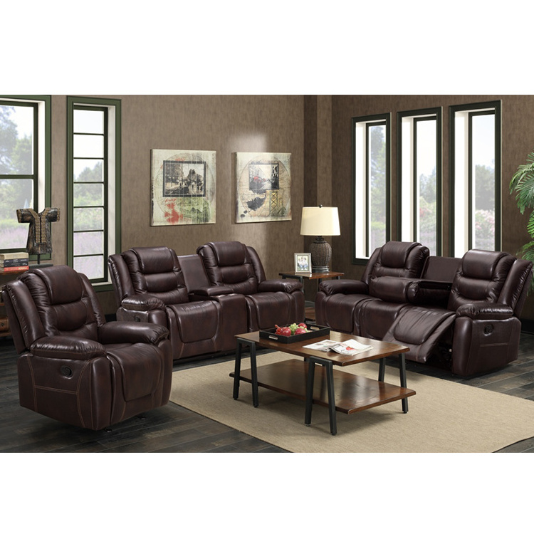 Frank furniture executive italian durable air leather recliner sofas south africa sofa set