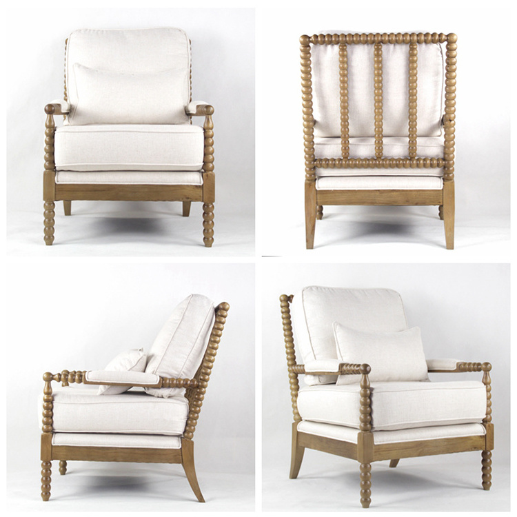 Best choose oversized comfy chair white cloth living room chairs for sale