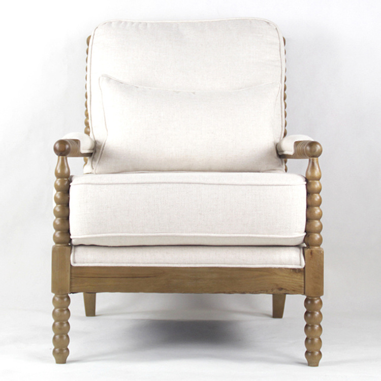 Best choose oversized comfy chair white cloth living room chairs for sale