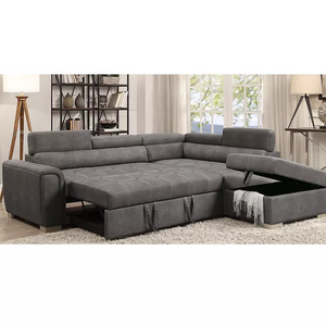 electric recliner sofa With Storage Modern Sectional Sofa Set Corner Convertible Sofa Bed