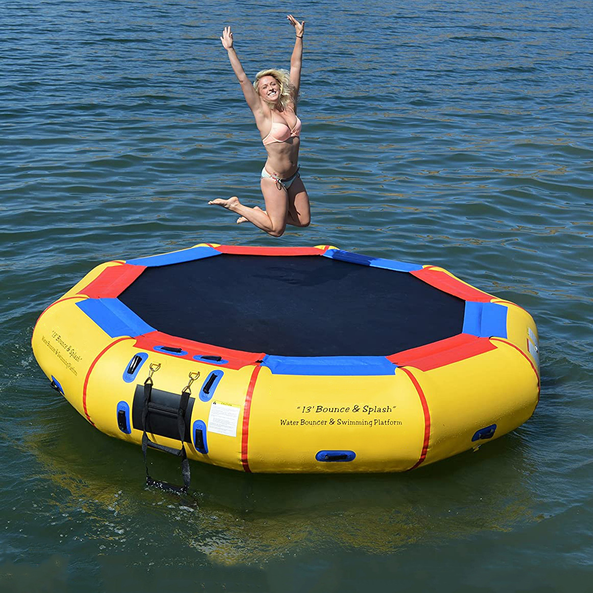 Inflatable Water Park Water Play Equipment Water Platform Love Island  Pool Slide Floating Dock For Raft Pontoon Boat