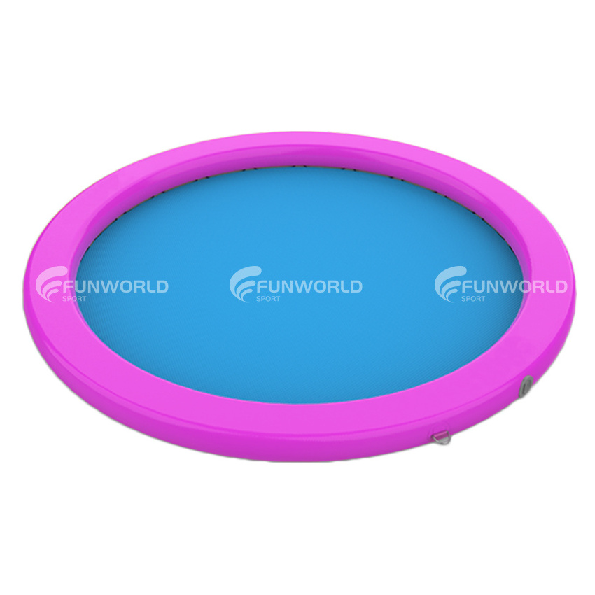 2024 Hot Sale Custom Portable Floating Water Hammock Lounger Pool Inflatable Water Hammock with Mesh