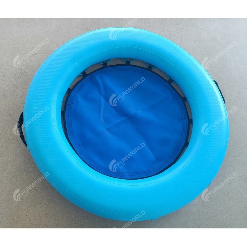 Funworldsport PVC Inflatable Pool Float Inflatable Beach Water Floats Blow Up Water Platform For Boat