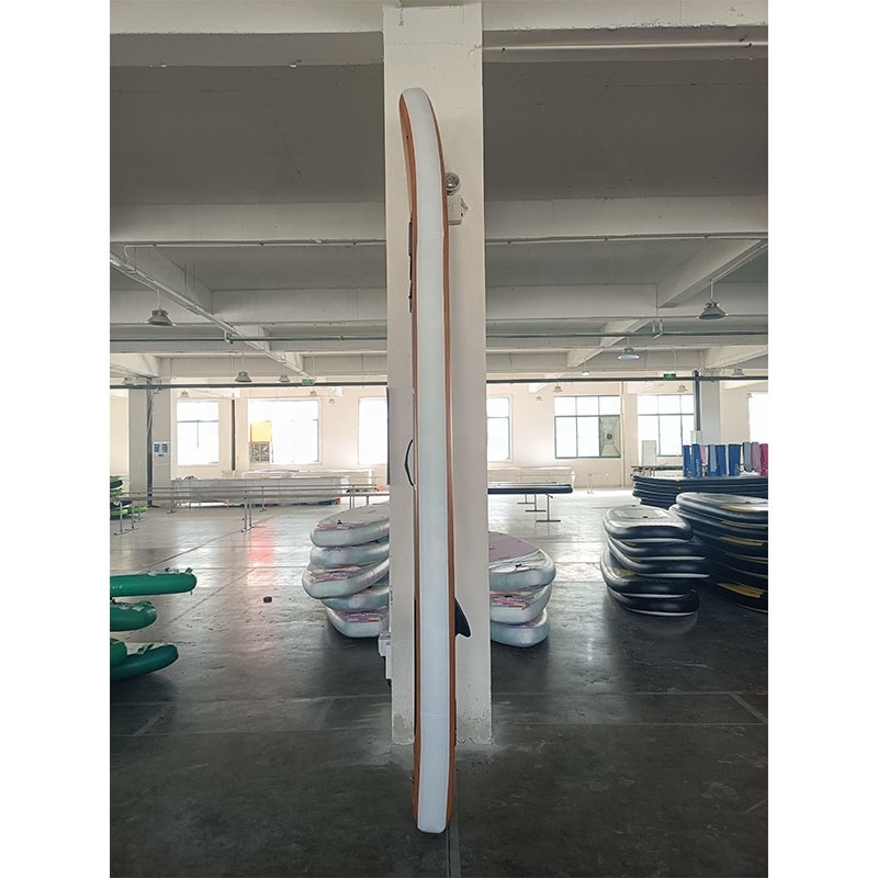 IFUNWOD Wood Grain Factory Sup Paddle Board For Ocean Lake Surf Sports in Stock