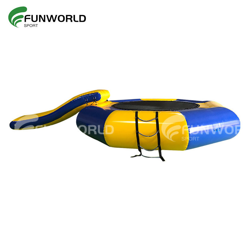 2024 Durable cheap inflatable sungear water trampoline inflatable sea trampoline