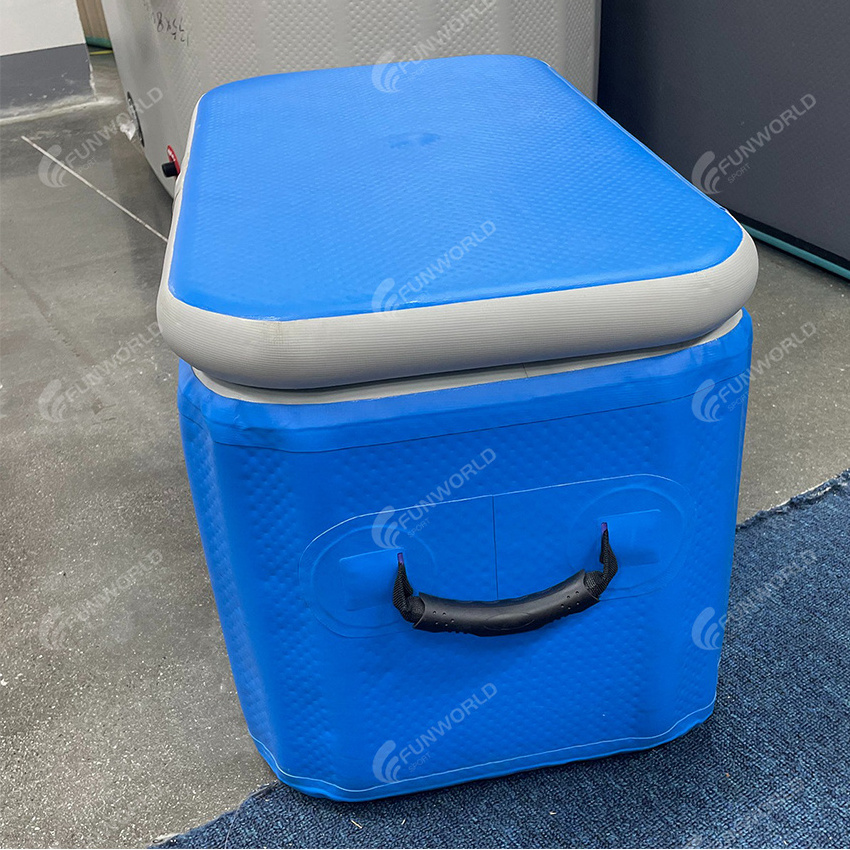 Commercial Big Size Inflatable Drop Stitch Food Storage Bag Ice Chest Bucket Cooler Box With Handle