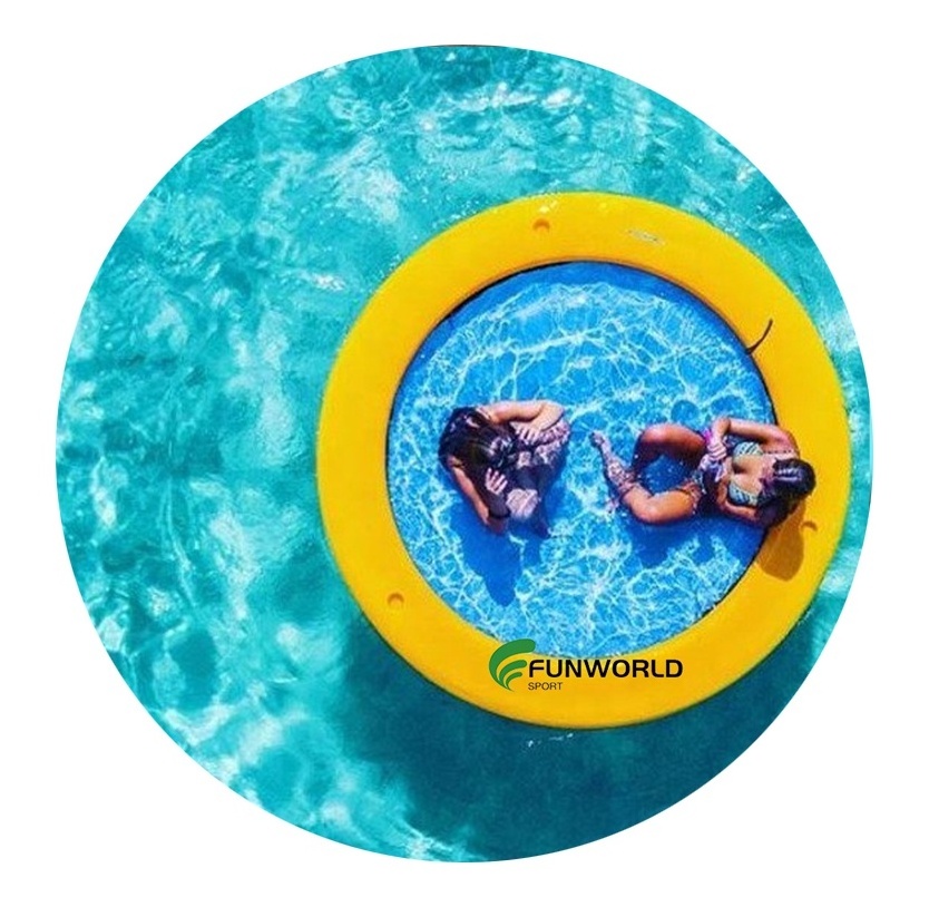 Inflatable water Hammock Lake Pool Floating Island Lounger Chair Floating Island For Water