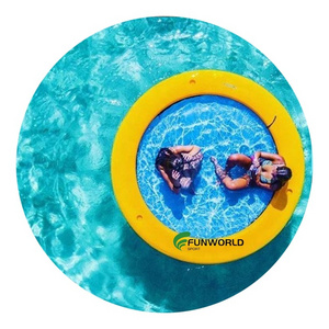 Inflatable water Hammock Lake Pool Floating Island Lounger Chair Floating Island For Water