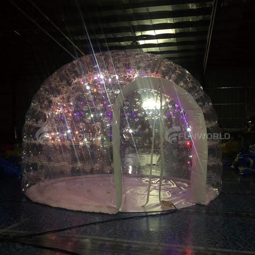 Led Light Full Inflatable Dome Igloo For the Garden Tent