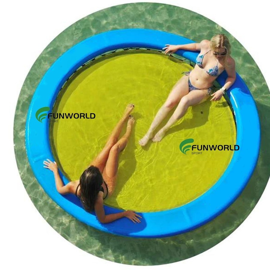 IFUNWOD NEW Inflatable Tanning Pool Lounger Float Sun Tan Tub Sunbathing Pool Lounge Marine Air Sun Pad