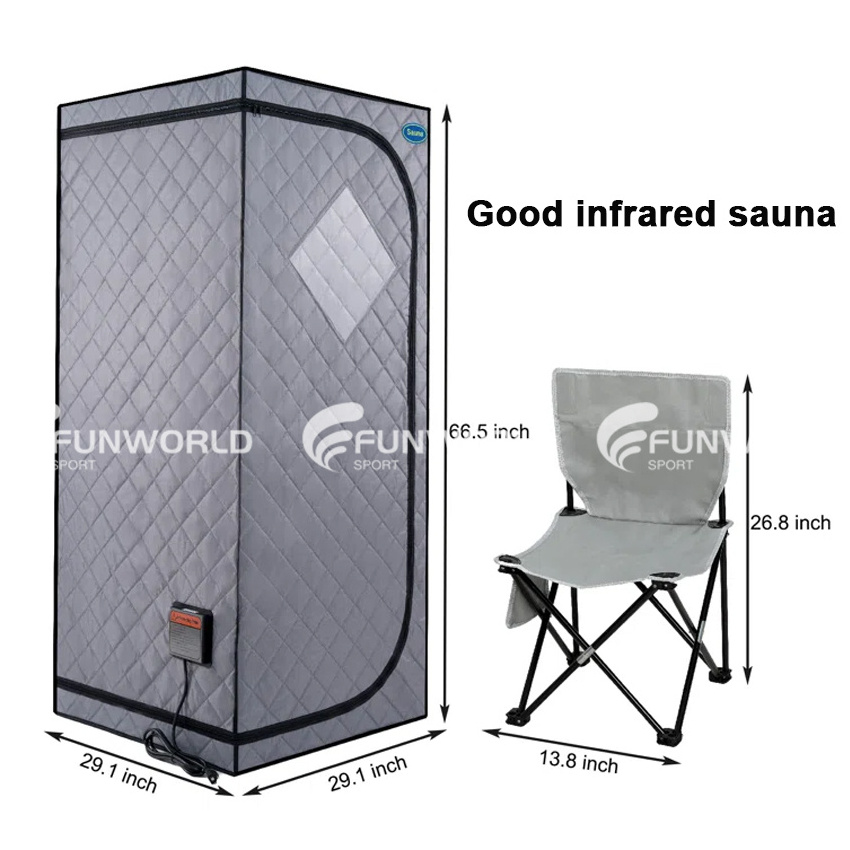 Durable Indoor Portable Steam Sauna Rooms 1 People Infrared Sauna Tent