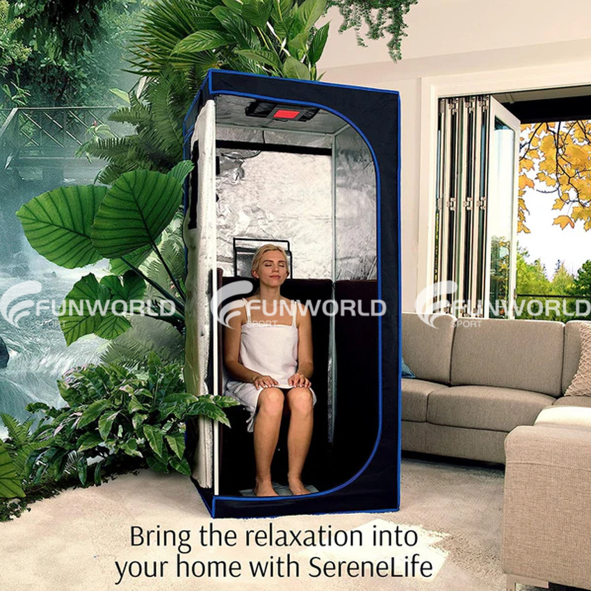 2024 Portable Infrared Sauna Room Foldable Home Dry Spa Sauna Tent Far Infrared Sauna for sale