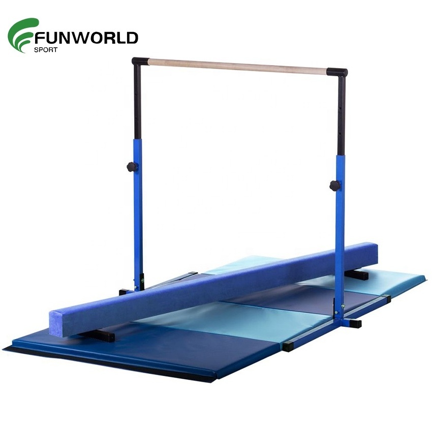 Adjustable Children Kids Gymnastic For Uneven Bars Gymnastics Equipment Customization