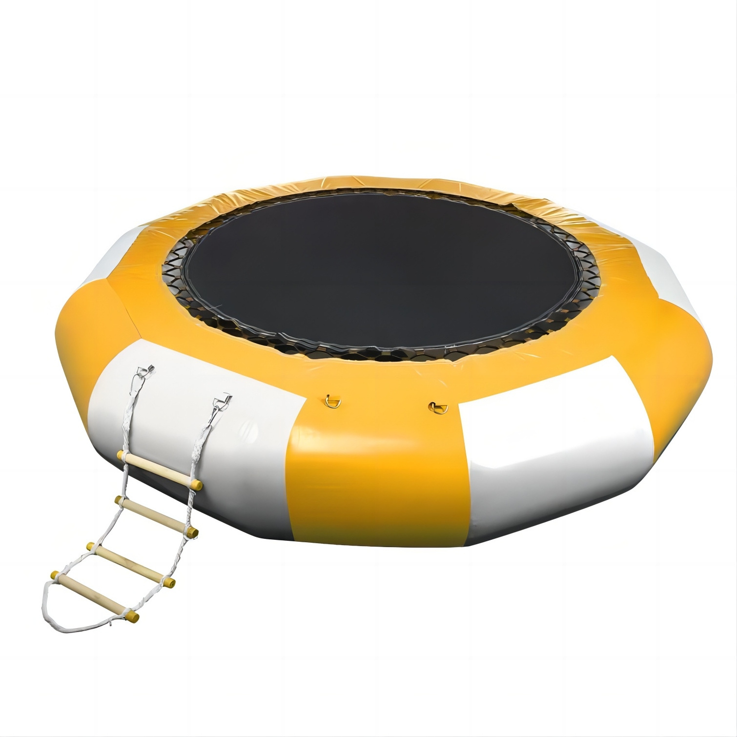 water park toy floating jumping bed for lake water park games outdoor inflatable water trampoline for sale