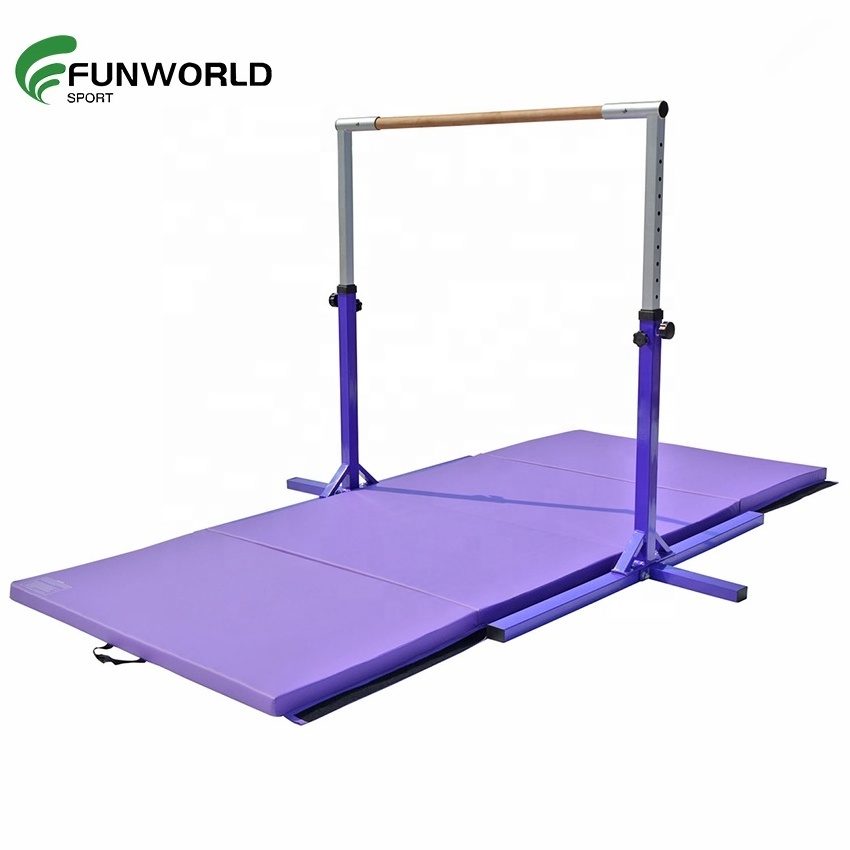 Adjustable Children Kids Gymnastic For Uneven Bars Gymnastics Equipment Customization