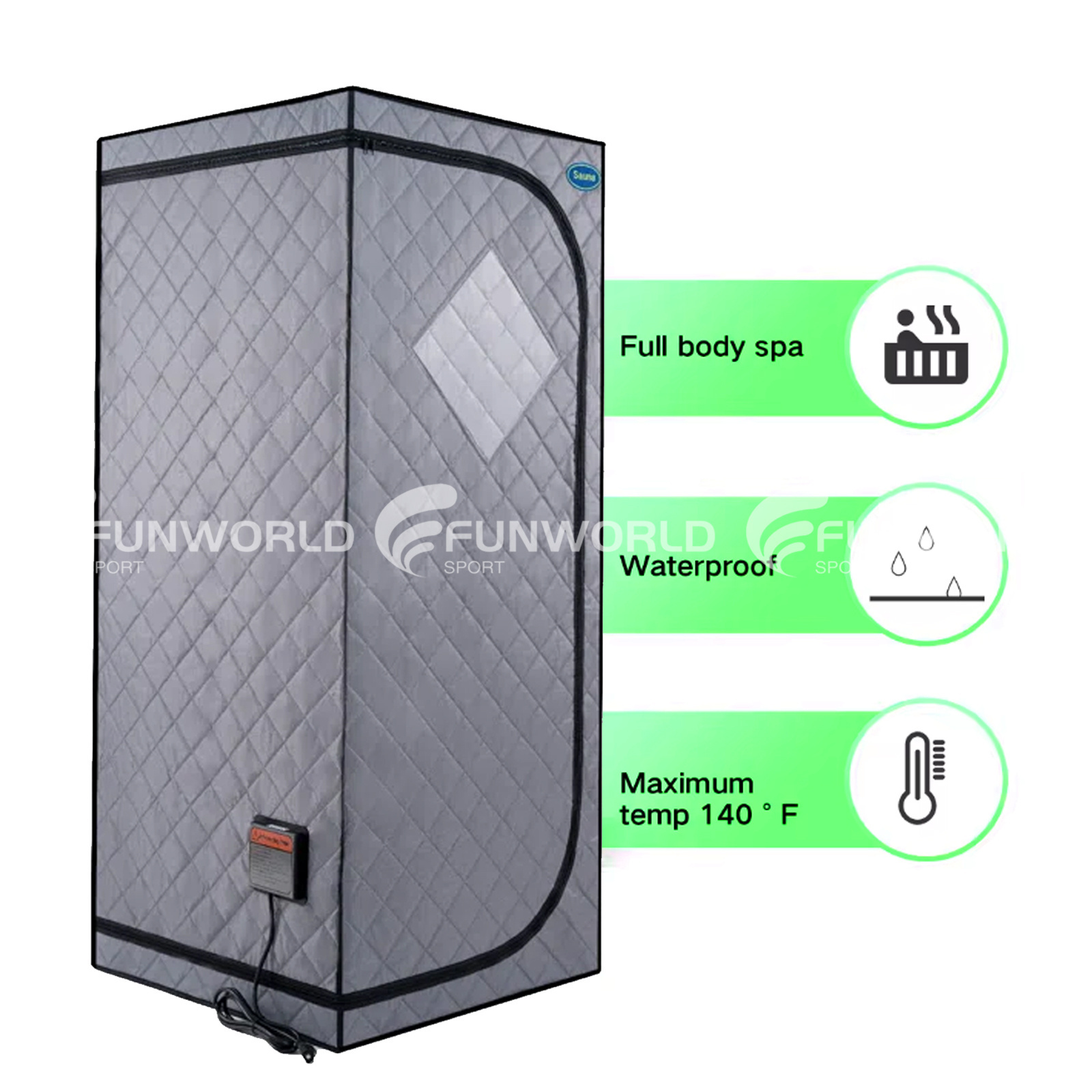 Durable Indoor Portable Steam Sauna Rooms 1 People Infrared Sauna Tent